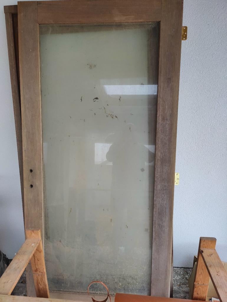 Porte en bois + de 2 m, Bricolage & Construction, Enlèvement, Bois