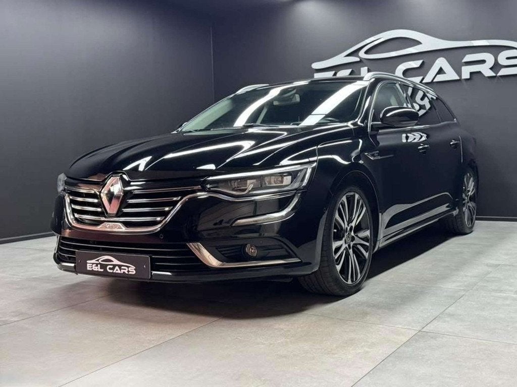 Renault Talisman Talisman SW 1.6 dCi 4CONTROl Initiale Paris, Auto's, Automaat, Gebruikt, 4 cilinders, Zwart