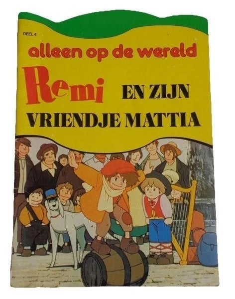 Alleen Op De Wereld 4 Remi Mattia 1979 Boek Tv Serie Vintage, Verzenden, Eén stripboek, Zo goed als nieuw, Diverse Auteurs