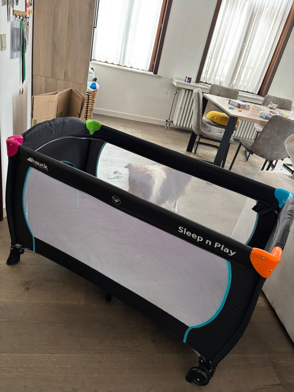 Reisbed plus matras, Kinderen en Baby's, Babywiegjes en Ledikanten, Zo goed als nieuw, Reisbedje, Ophalen