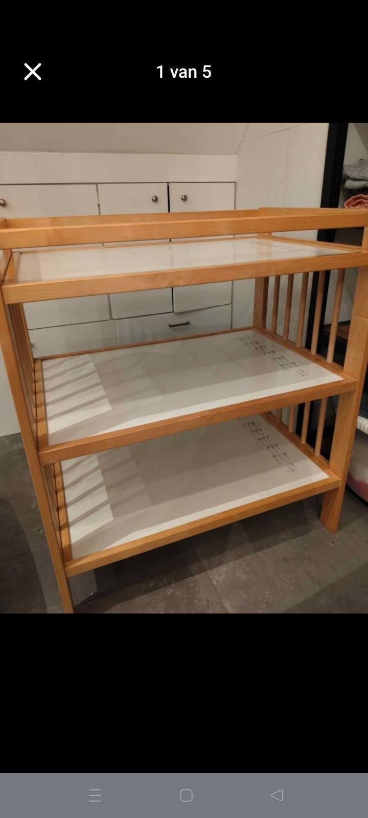 Verschoor tafel/ luiertafel ikea, Gebruikt, Overige typen, Standaard, Ophalen