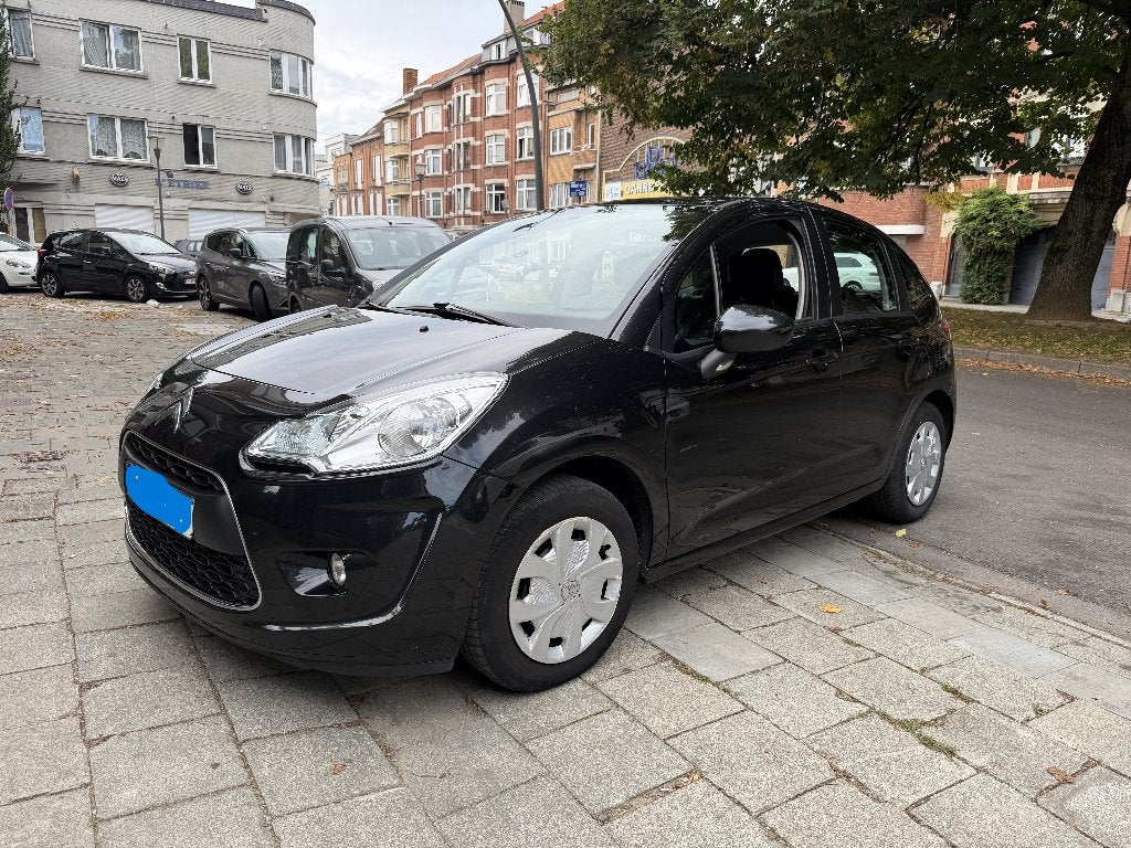 Citroën c3 1.4HDI  1er propriétaire Clim, carnet complet, Auto's, Zwart, Sound system, Zwart, Bedrijf