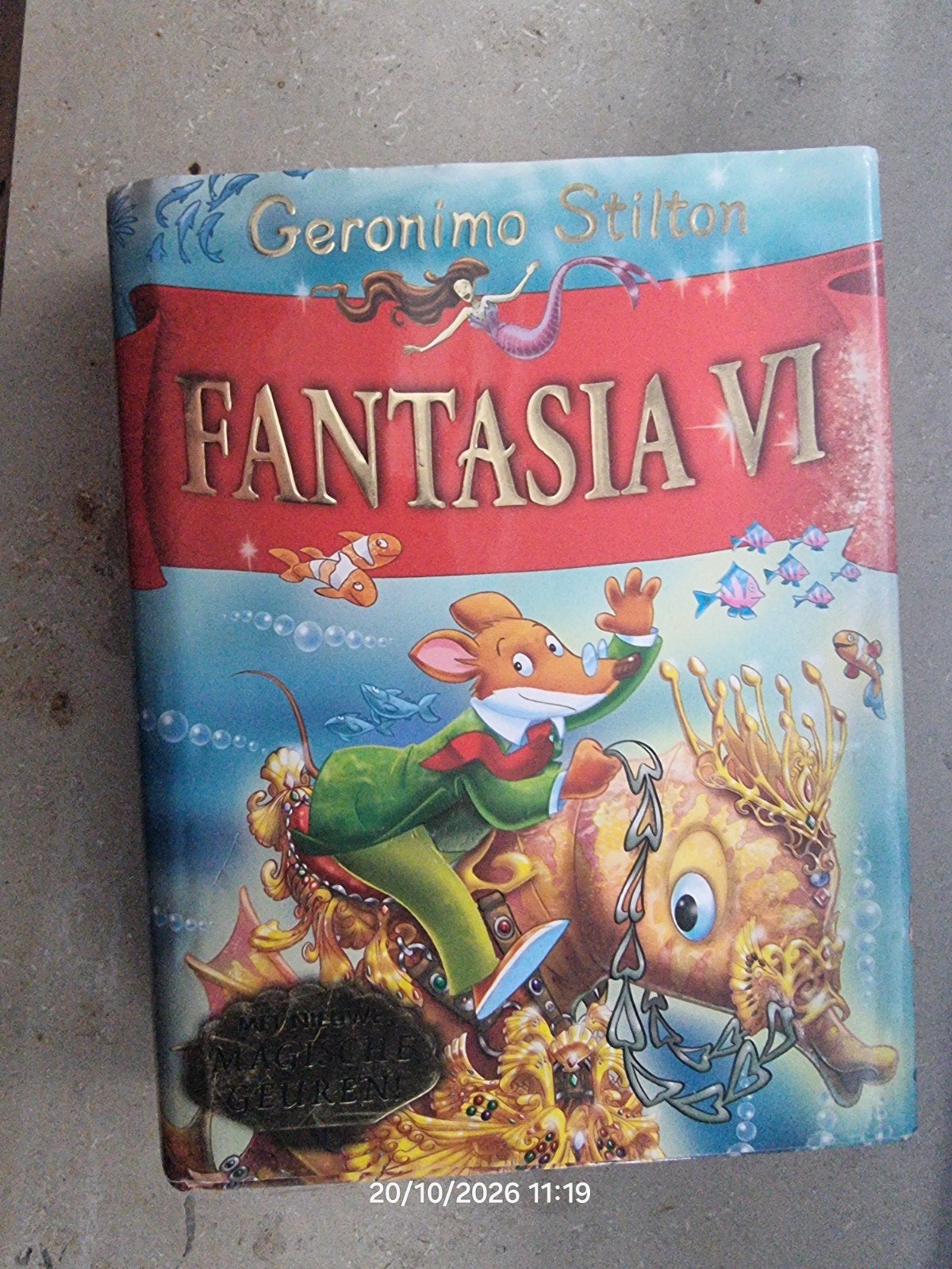 Geronimo Stilton - Fantasia VI, Ophalen, Geronimo Stilton