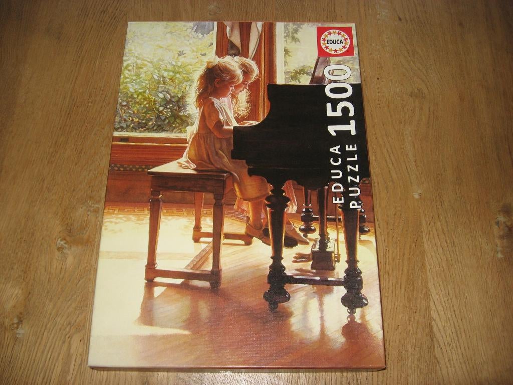 Kinderen aan Piano Puzzel 1500 st, Ophalen of Verzenden, 500 t/m 1500 stukjes, Nieuw, Legpuzzel