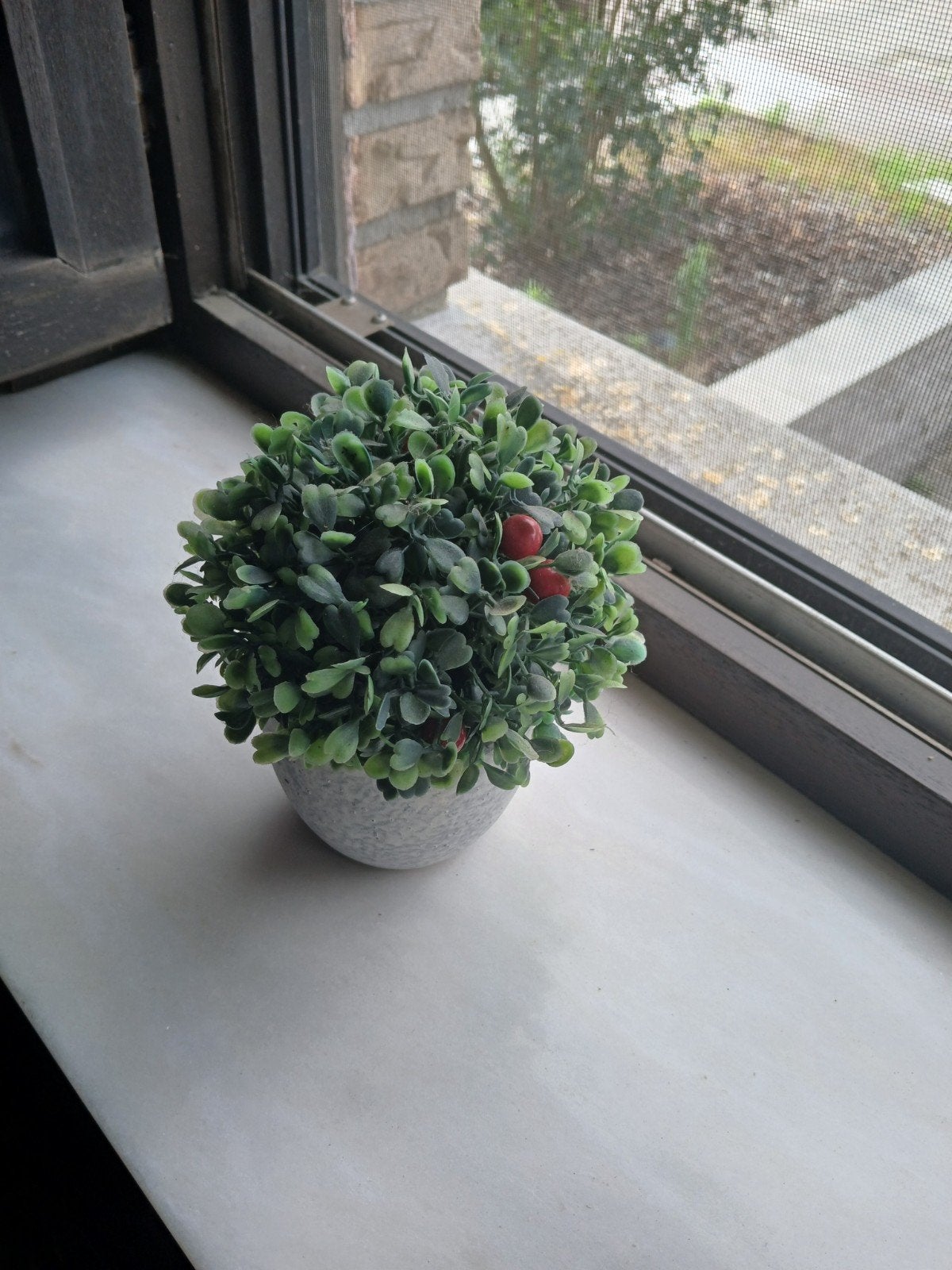 Klein kunstplantje, Ophalen of Verzenden, Gebruikt, Binnen