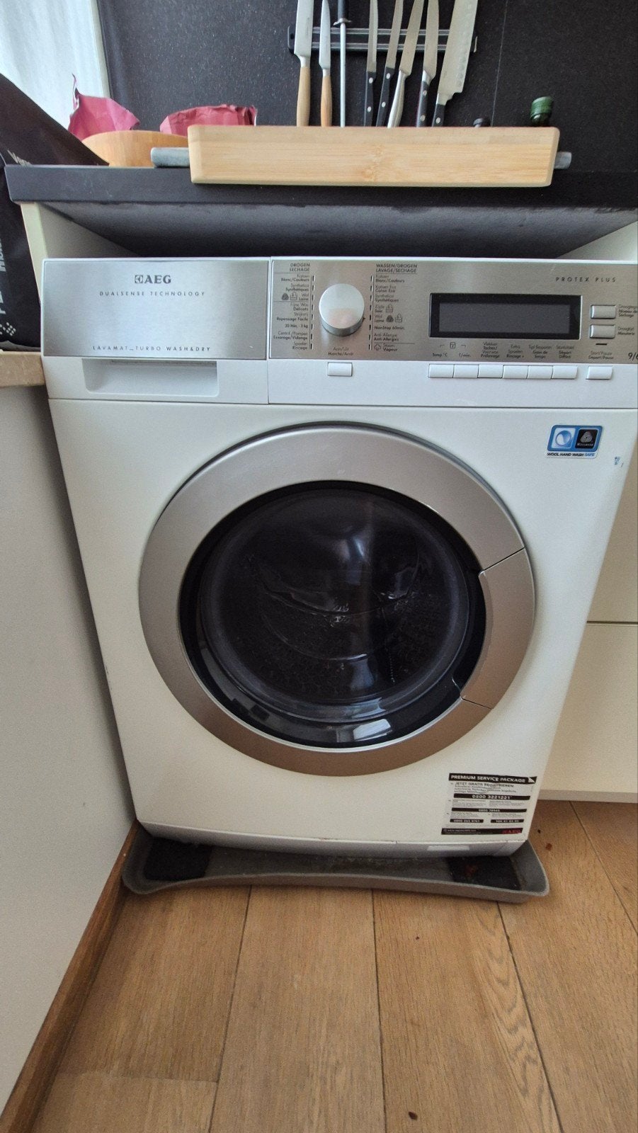 Aeg Wasmachine protex 9/6kg, Ophalen