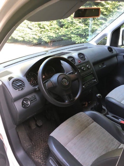 VW Caddy, Auto's, Volkswagen, Wit, Handgeschakeld, Particulier