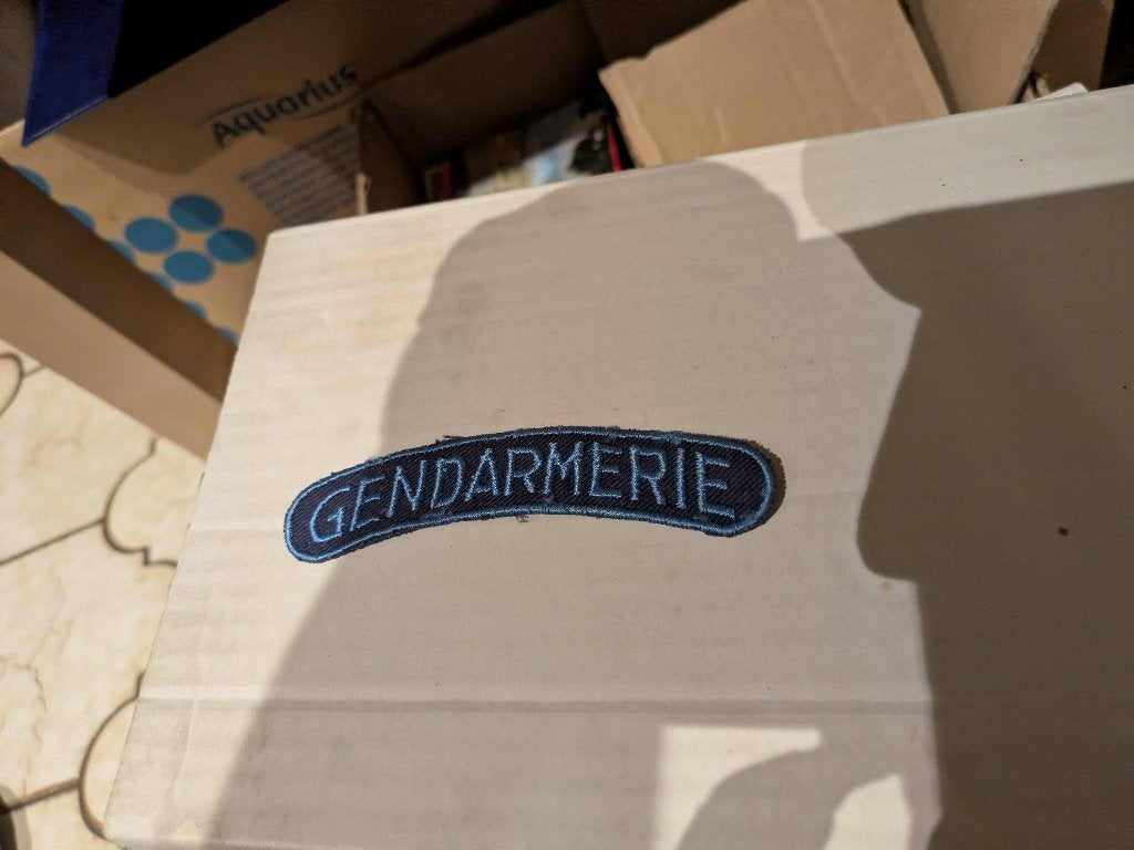 Gendarmerie, Ophalen of Verzenden, Rijkswacht, Embleem of Badge