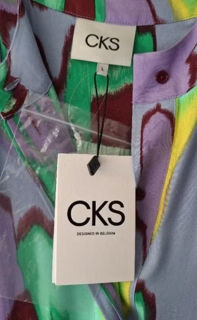 NIEUW Lange jurk CKS Large, Meerkleurig, Maat 42/44 (L), Nieuw, Ophalen of Verzenden
