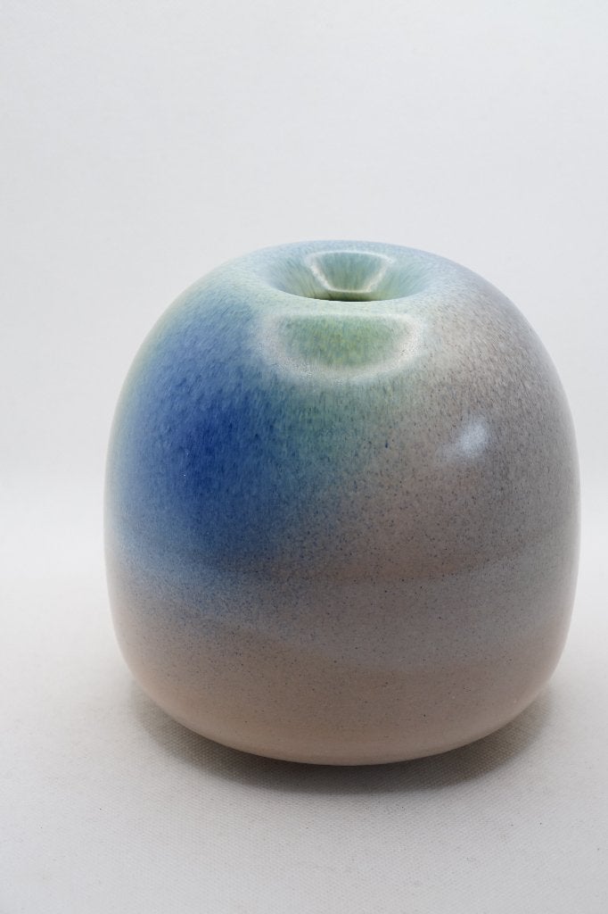 vintage vaas Oscar Ducci Italie, Maison & Meubles, Accessoires pour la Maison | Vases, Enlèvement ou Envoi, 14 cm, Utilisé, Pierre/céramique