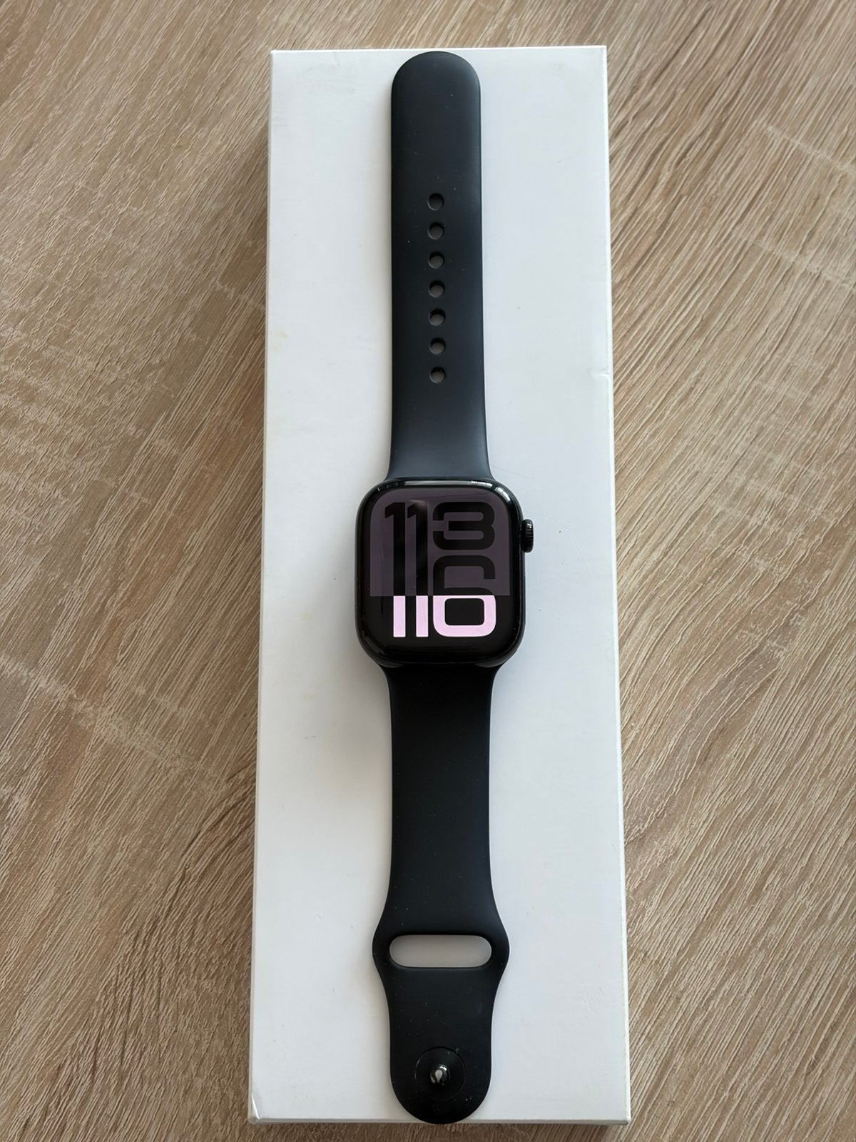 Apple Watch Series 10 42mm Jet Black Excellent état, Enlèvement ou Envoi, Comme neuf, Noir