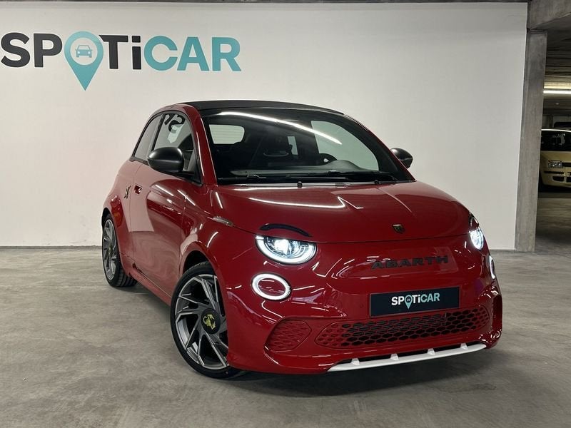 Abarth 500C 500e Scorpionissima, Autos, Rouge, Cabriolet, Alcantara, Noir