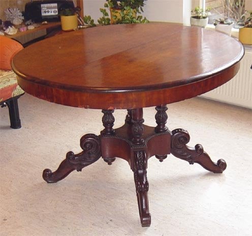 ZEER MOOIE ANTIEKE TAFEL - hoge salontafel / lage eettafel 2, Ophalen