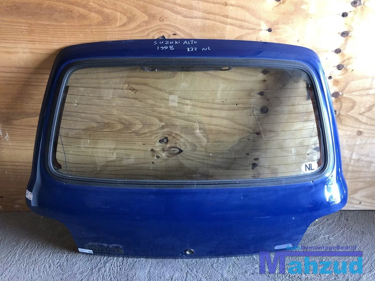 1998 SUZUKI ALTO blauw achterklep achterdeur, Info@fabrikant.eu, Fabrikant BV, Arrière, Fabrikantstraat 1
1000 AA  Amsterdam, NL