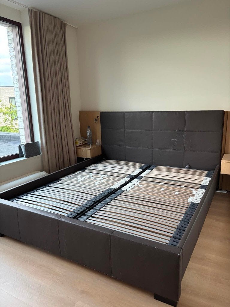 Bedkader 2*90, Ophalen, Gebruikt, Tweepersoons, 180 cm