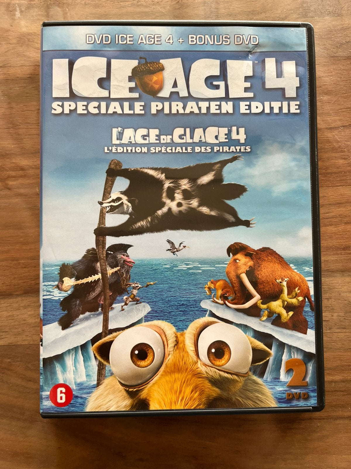 DVD Ice Age 4 - Speciale Piraten Editie, Bonusmateriaal, Animatie, Amerikaans, Nederlands