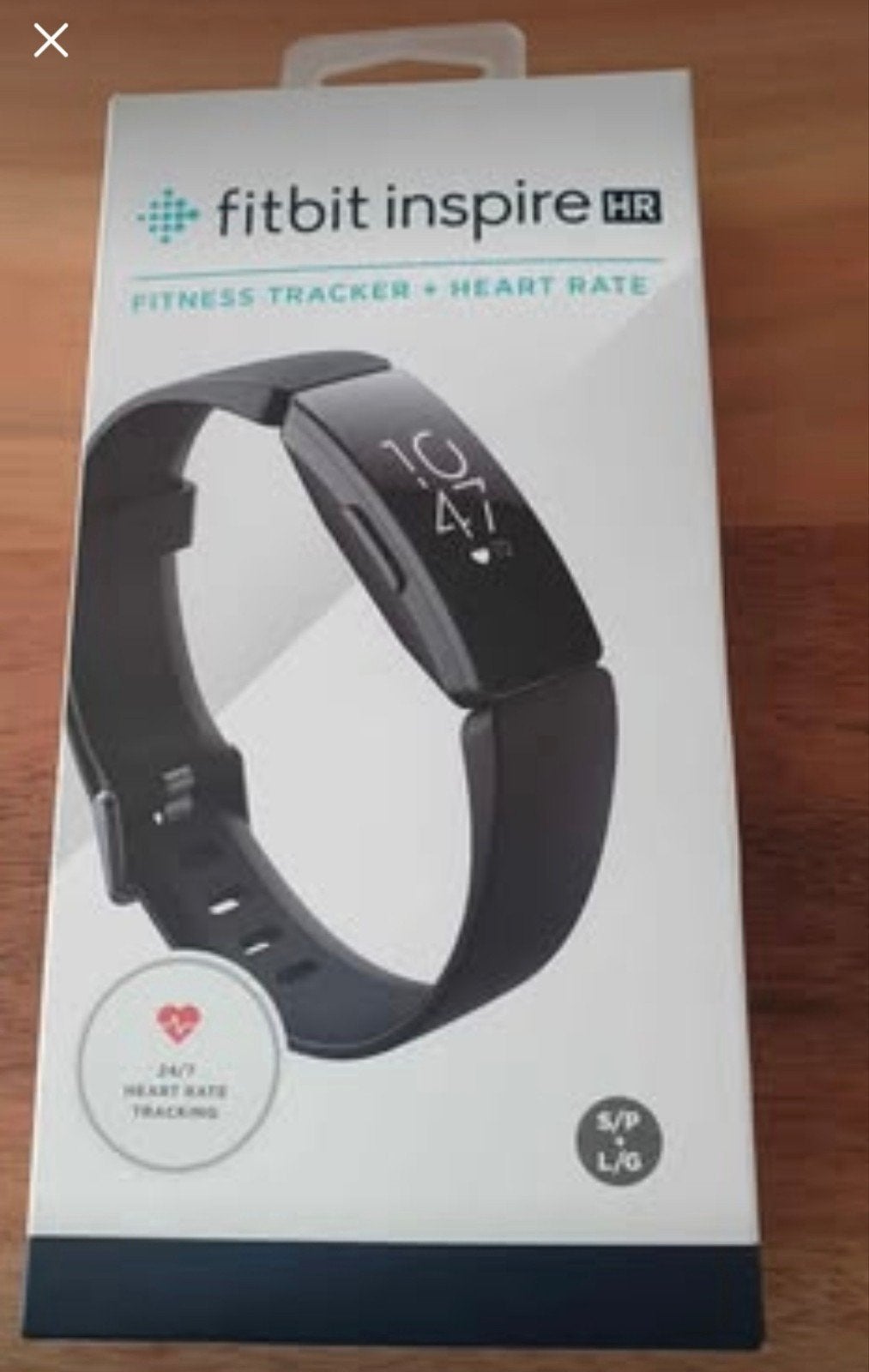 Fitbit inspire HR fitness tracker + heart rate zwart, Sport en Fitness, Ophalen, Nieuw