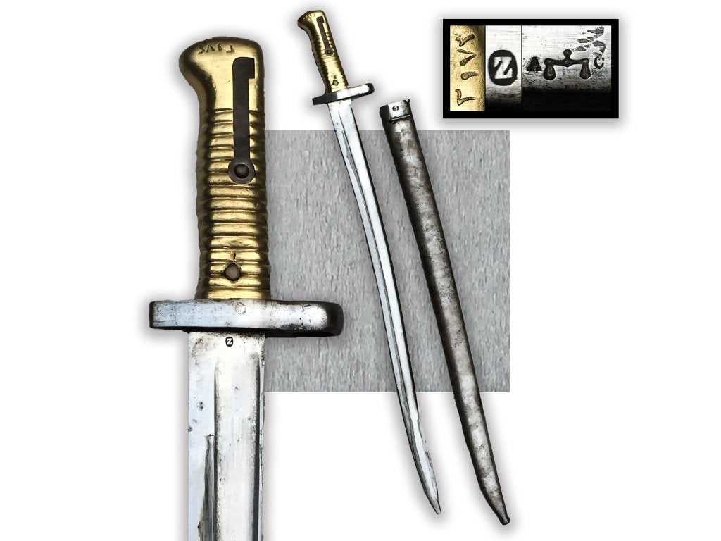 🚨Rare Baionnette Chassepot Egypte ROLLING BLOCK Original, Enlèvement ou Envoi, Armée de terre, Épée ou sabre