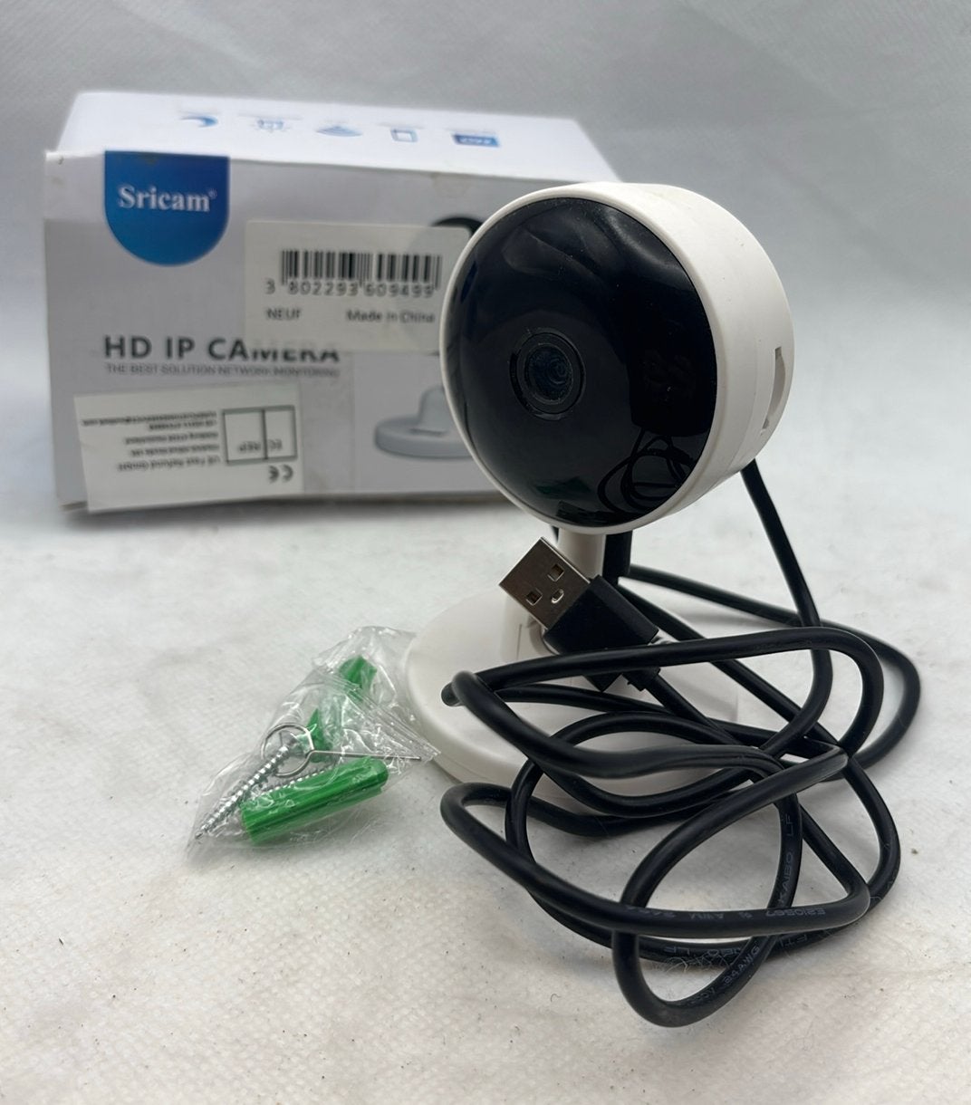 Sricam HD WiFi IP Security Indoor Surveillance Camera USB, Enlèvement ou Envoi, Comme neuf
