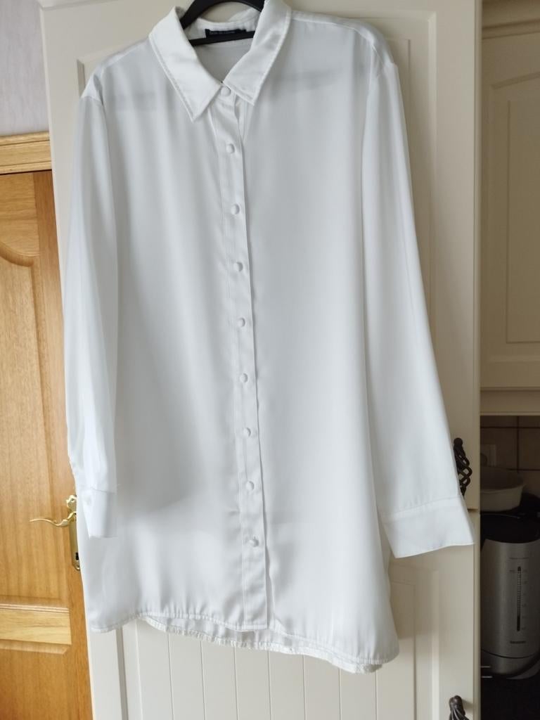Wit kort hemd kleed  van drôle de copine, Kleding | Dames, Drôle de copine, Wit, Maat 42/44 (L), Ophalen of Verzenden