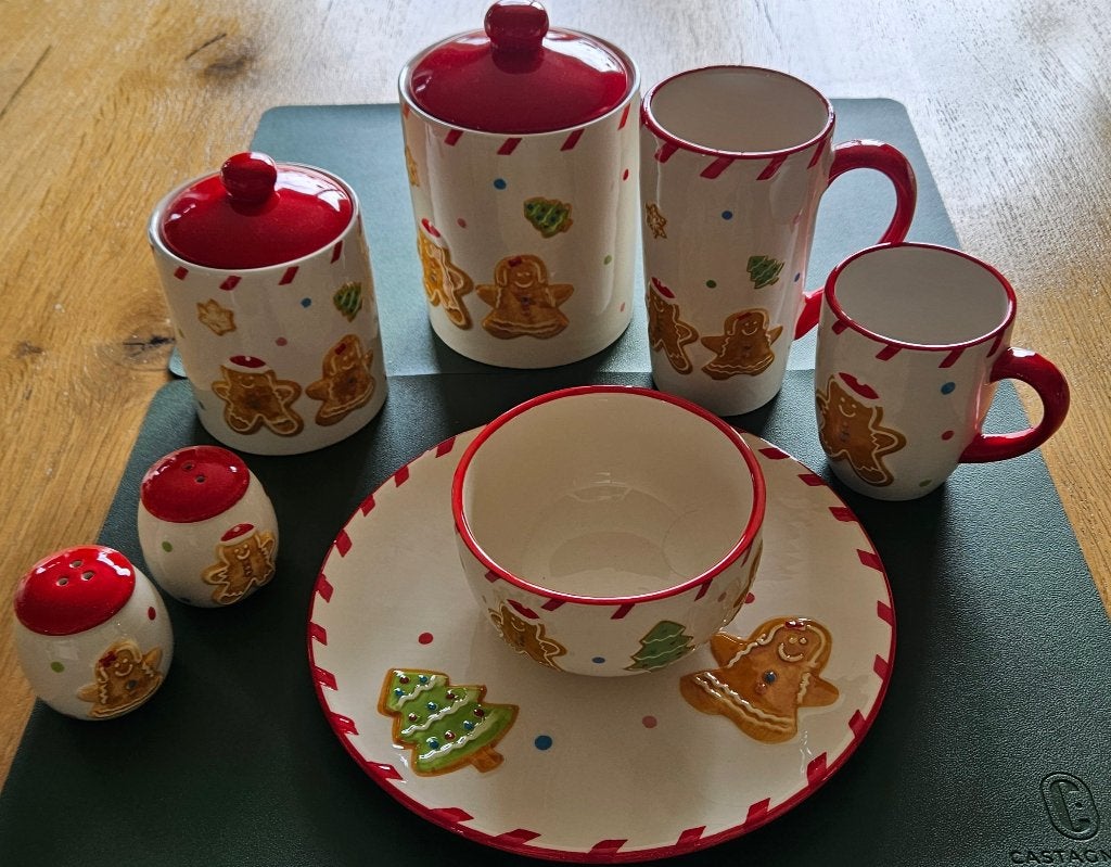 Kerstservies, Assiettes(s), Comme neuf, Enlèvement, Autres matériaux