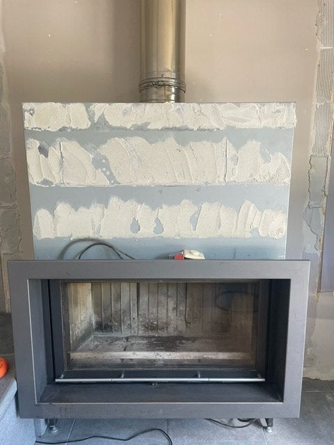 Houtkachel inbouw, Ophalen, Gebruikt