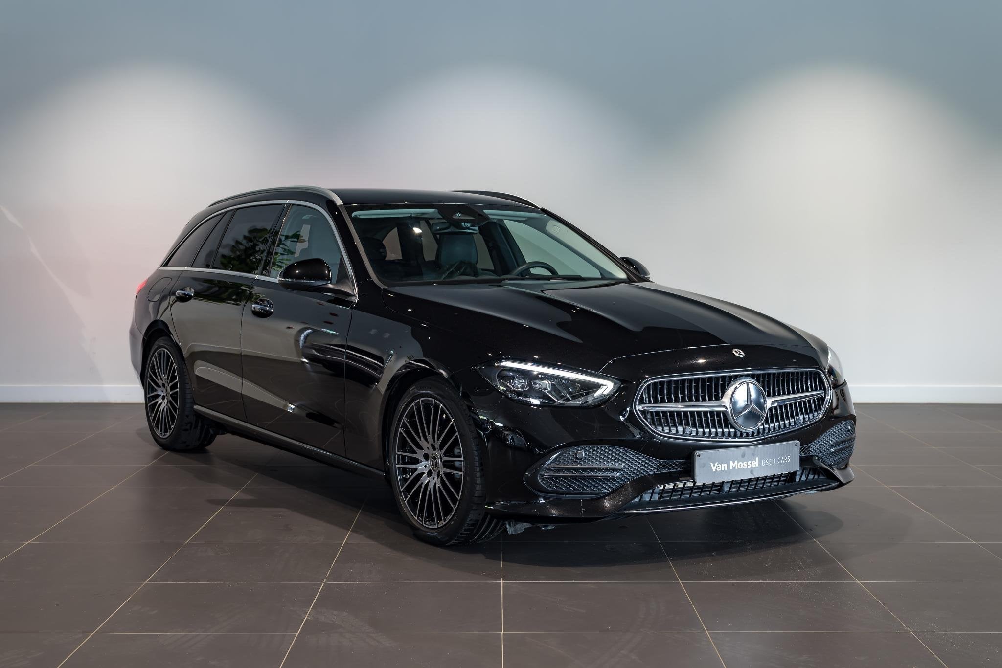 Mercedes-Benz C-Klasse Break C 180 Business | Zetelverw. | A, Auto's, Automaat, Zwart, 4 cilinders, Zwart