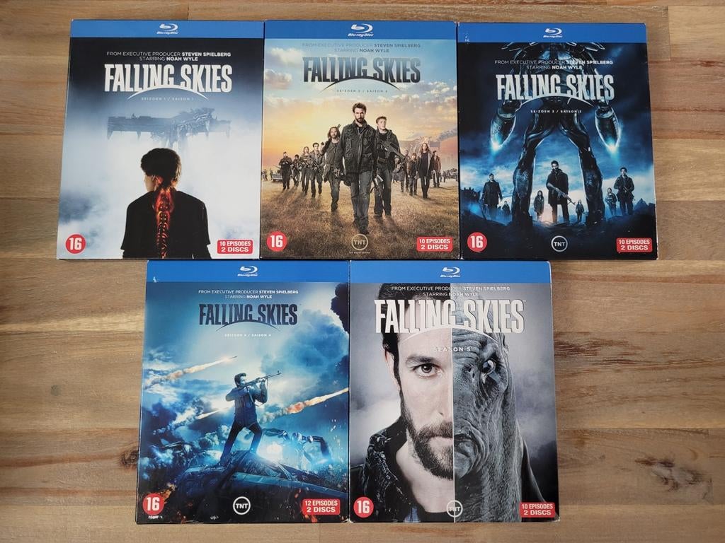 Falling skies blu ray seizoen 1 2 3 4 5, Cd's en Dvd's, Ophalen of Verzenden