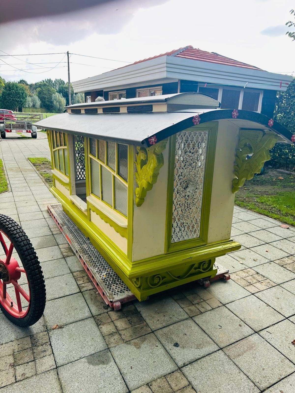 sgattige kleine pipo wagen,woonwagen,kermiswagen., Ophalen