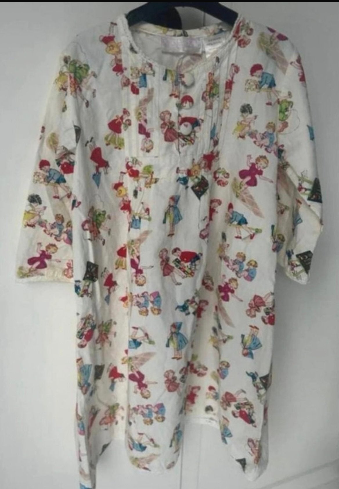 Nachtjapon met retro print - mt 92/98, Enfants & Bébés, Vêtements enfant | Taille 92, Enlèvement ou Envoi, Comme neuf, Fille, Vêtements de nuit ou Sous-vêtements