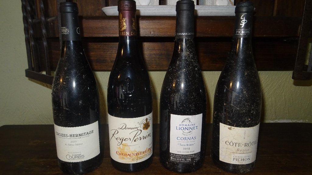 TOP Côtes du Rhône  Côte Rôtie, Chateauneuf , Cornas, ect, Collections, Enlèvement ou Envoi, Pleine, Comme neuf, Vin rouge