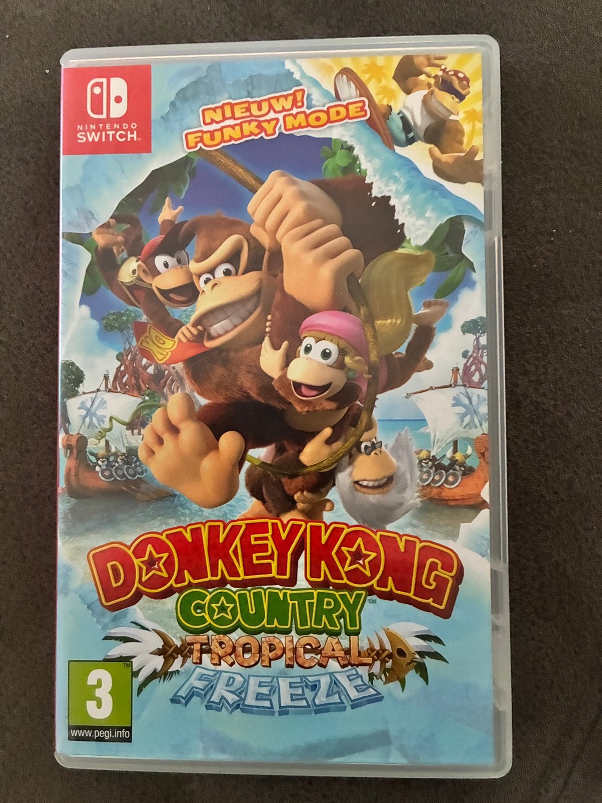 Donkey Kong Country: Tropical Freeze, Ophalen of Verzenden, Zo goed als nieuw, Avontuur en Actie, Vanaf 3 jaar