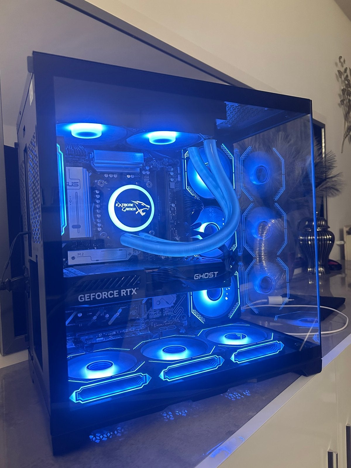 Gaming pc + monitor + headsett, Computers en Software, Desktop Pc's, Ophalen, Zo goed als nieuw, Gaming, SSD