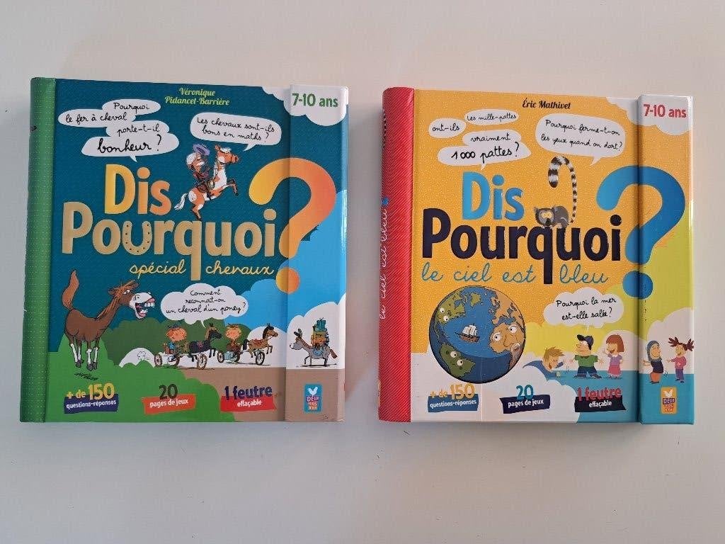 2 livrets "Dis Pourquoi ?" pour les 7-10 ans, 5 of 6 jaar, Jongen of Meisje, Ophalen of Verzenden, Zo goed als nieuw