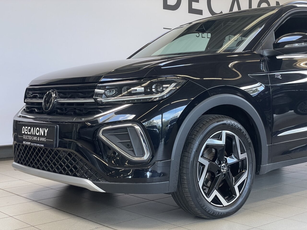 Volkswagen T-Cross 1.0 TSI R-Line DSG *Camera*Carplay, Auto's, T-Cross, Zwart, Bedrijf, 5 zetels