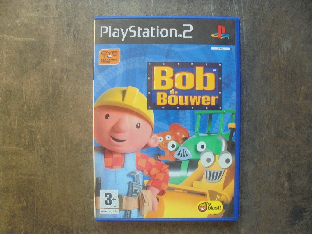 Bob De Bouwer voor PS2 (zie foto's), Games en Spelcomputers, Games | Sony PlayStation 2, Avontuur en Actie, Gebruikt, 1 speler