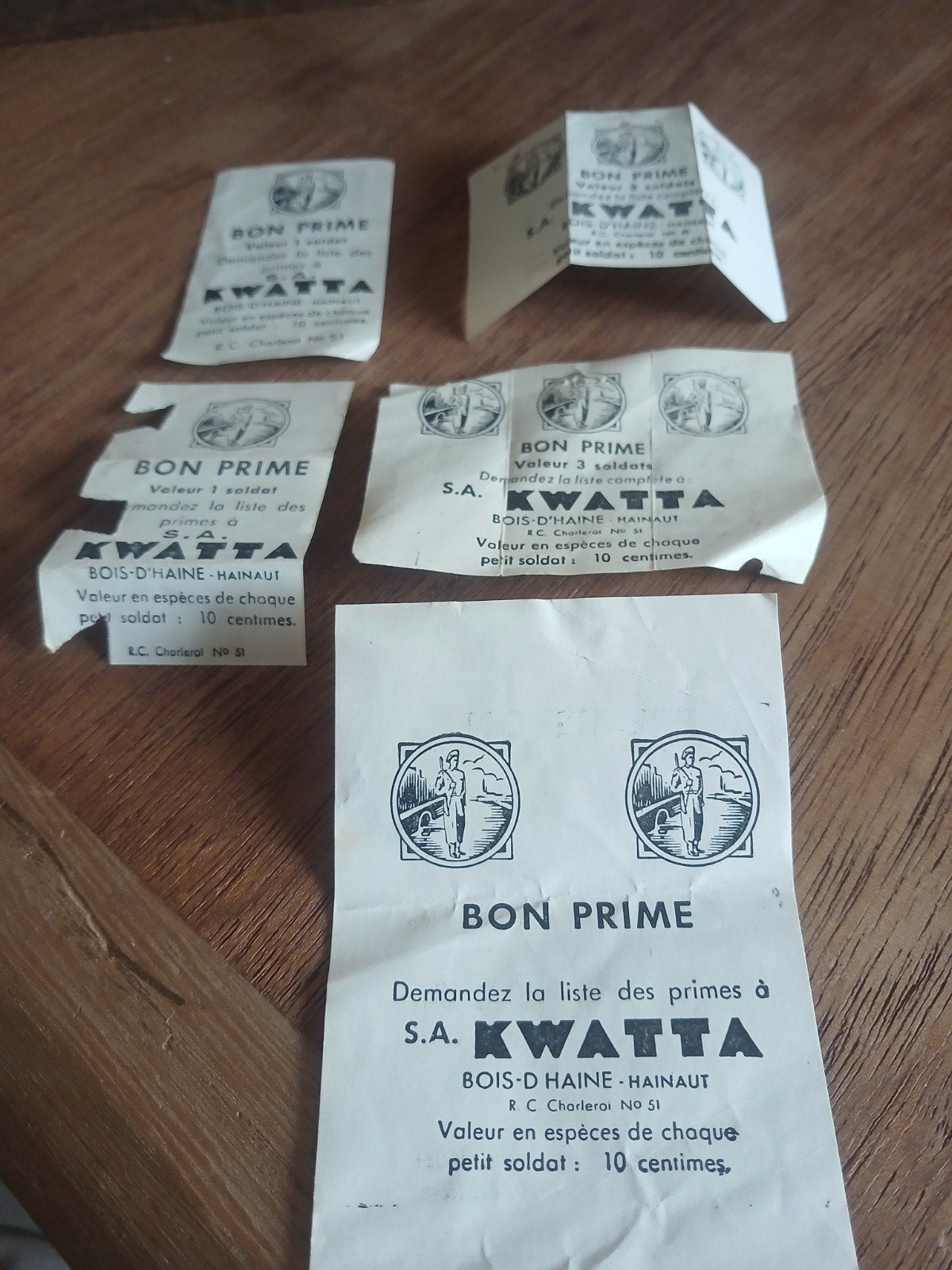 Chocolat kwatta, Collections, Marques & Objets publicitaires