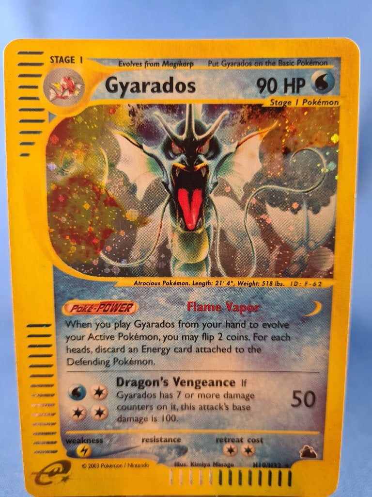 Gyarados H10/144 - Skyridge, Hobby en Vrije tijd, Verzamelkaartspellen | Pokémon, Verzenden, Gebruikt