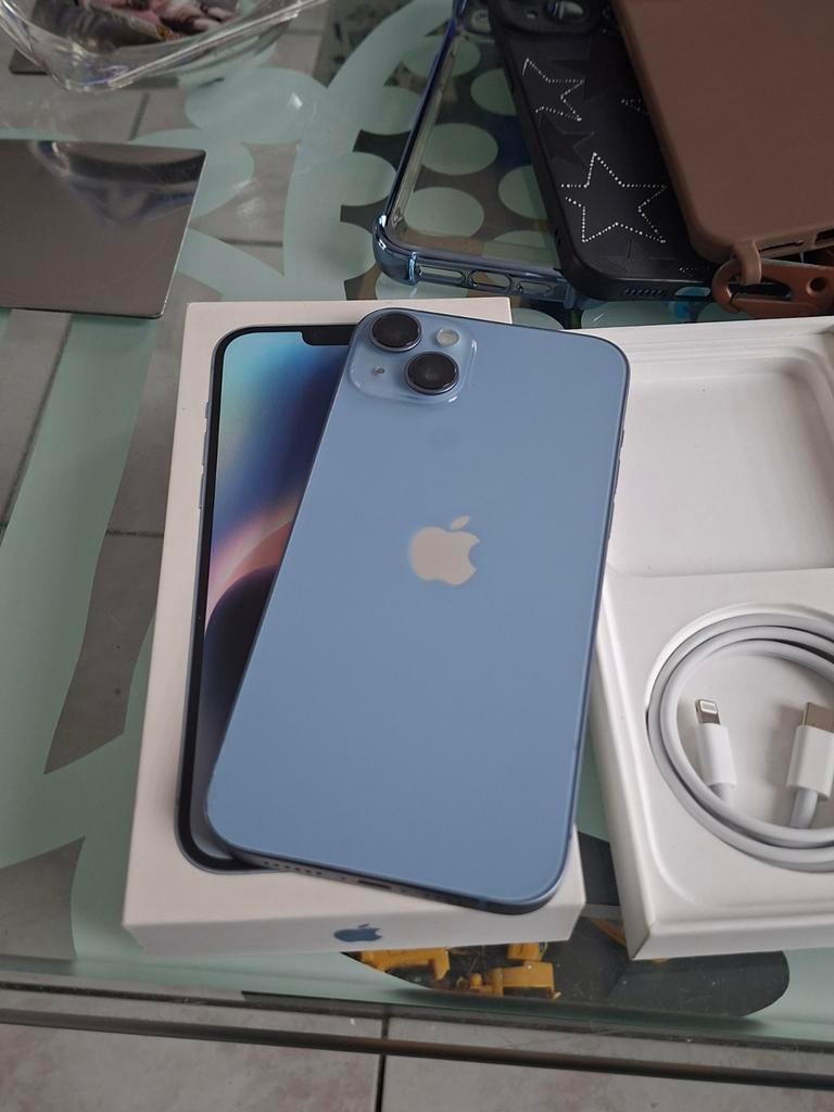 iPhone 14 plus 100%, 128 GB, IPhone 14 Plus, Comme neuf, Enlèvement