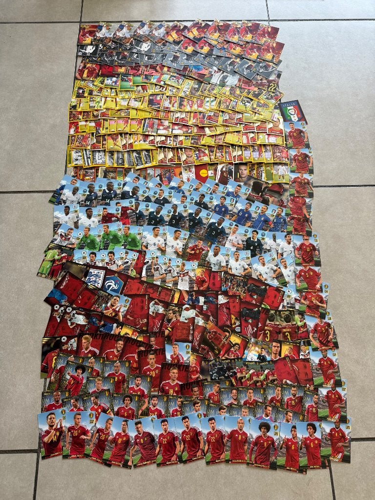 Panini voetbal rode duivels, Ophalen, Zo goed als nieuw, Poster, Plaatje of Sticker