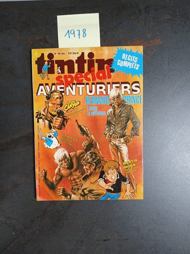 Tintin Spécial Aventuriers – 1978 – Récits complets, Enlèvement ou Envoi, Utilisé