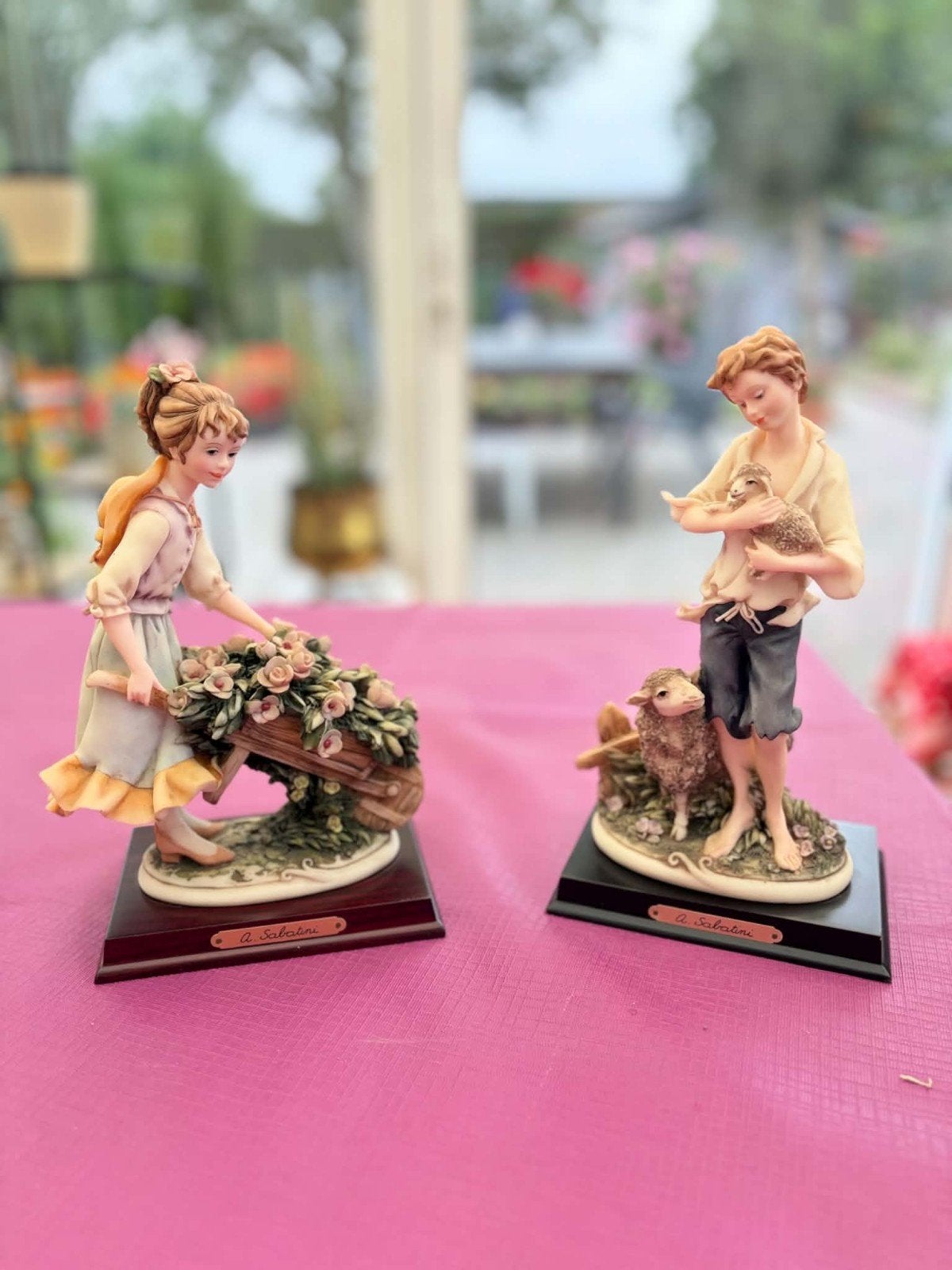 Vintage decoratieve beeldjes - A. Sabatini, Enlèvement, Vintage