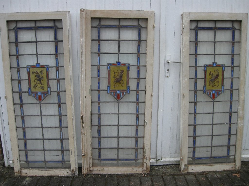 glas in lood, Ophalen