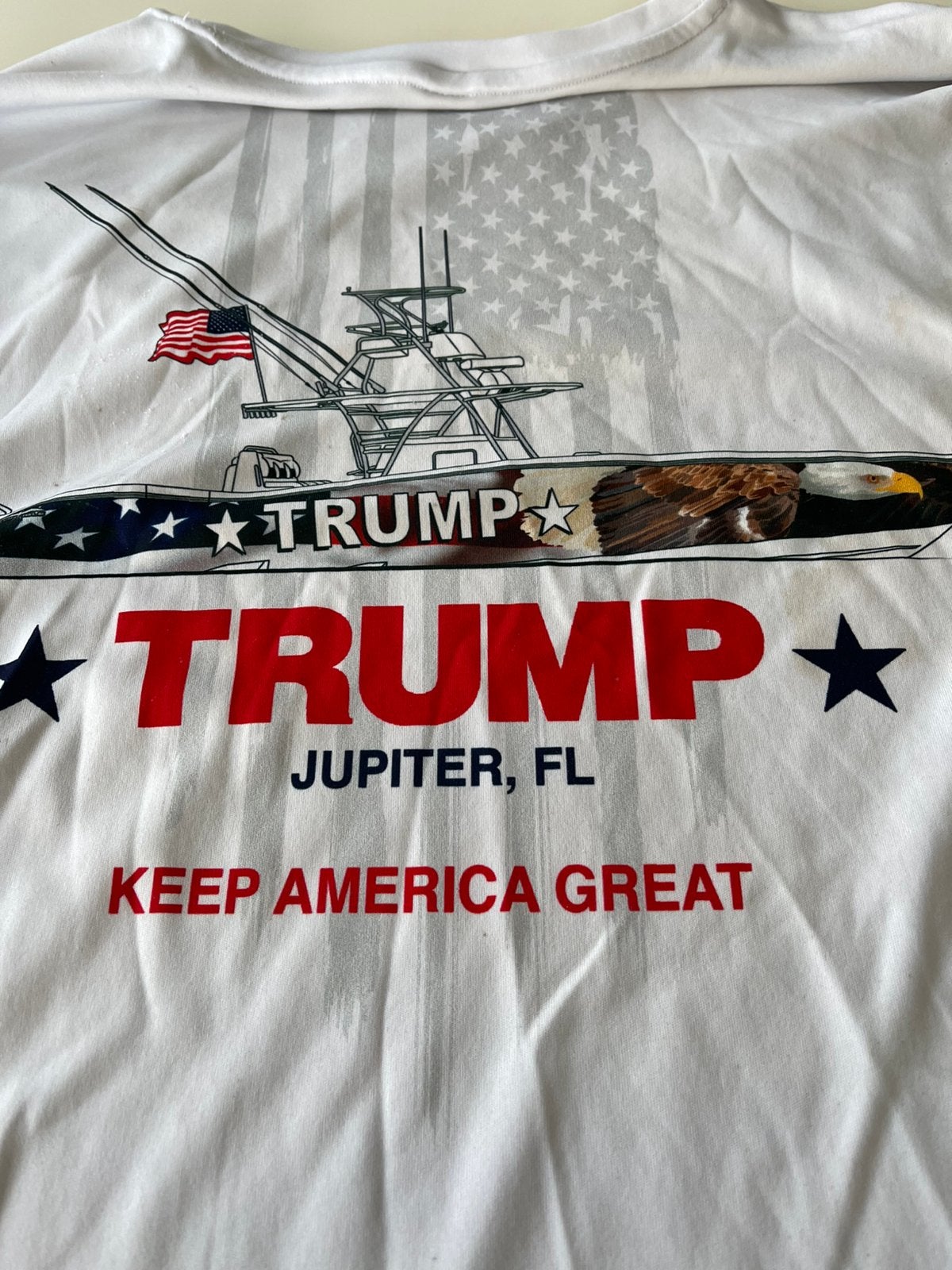 Trump. Tshirt. Lange mouwen, Kleding | Heren, Verzenden, Zo goed als nieuw, Maat 52/54 (L)