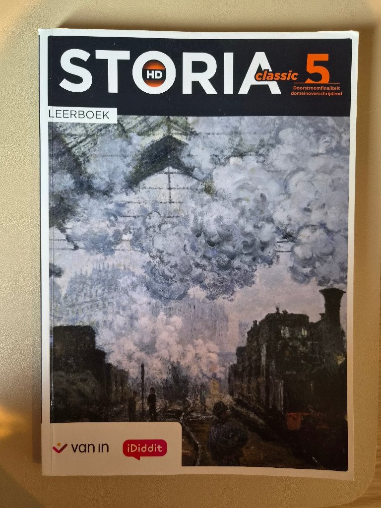 Schoolboek Storia HD classic 5, Histoire, Utilisé, Secondaire, Enlèvement