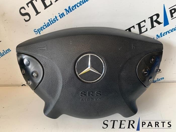 Airbag gauche (volant) d'un Mercedes E-Klasse, 3 mois de garantie, Utilisé, -, -