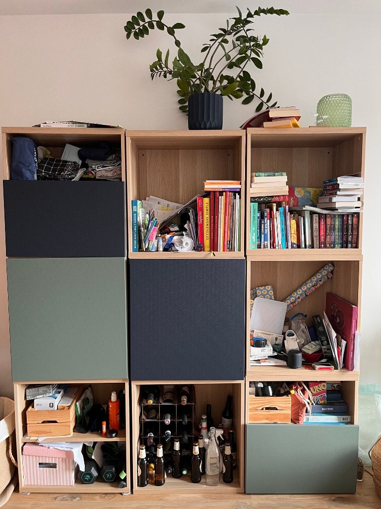 Bibliothèque BESTA, Enlèvement, Comme neuf, Chêne