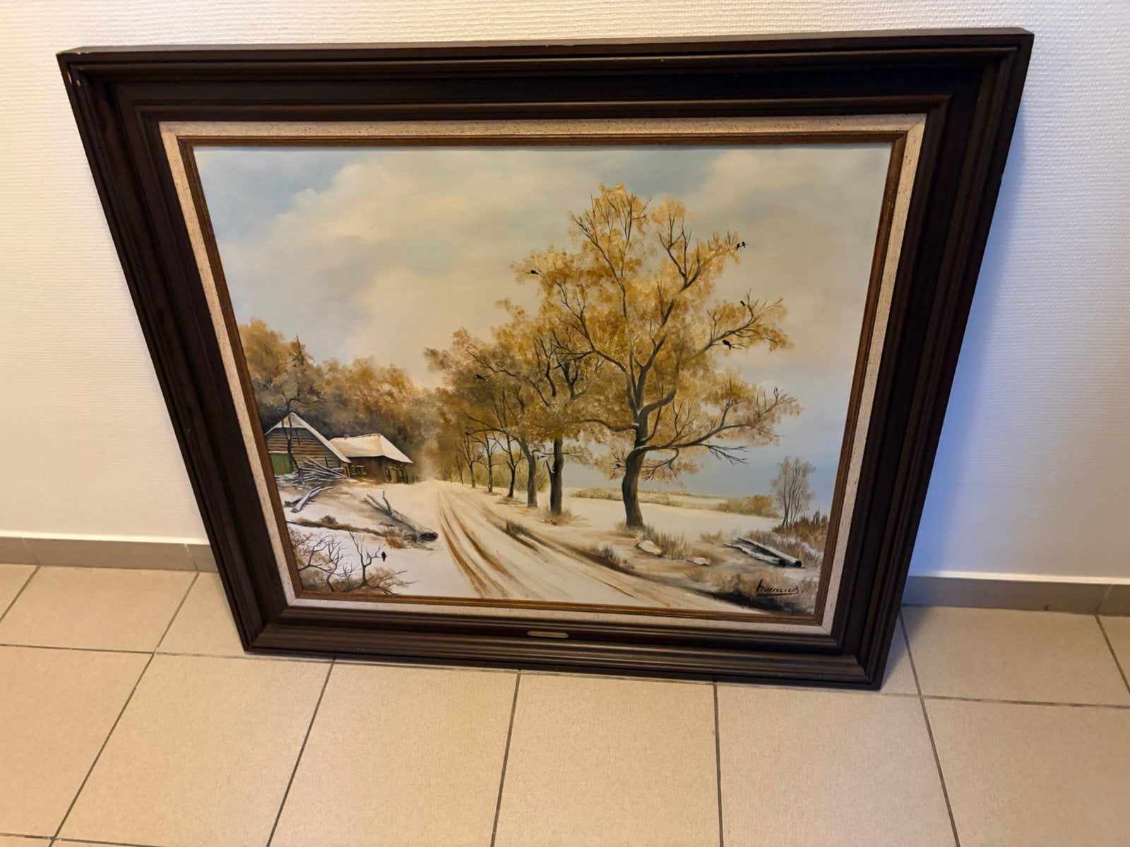 2 schilderijen op doek vzn MARCUS, Ophalen, Doek, Overige technieken, Landschap
