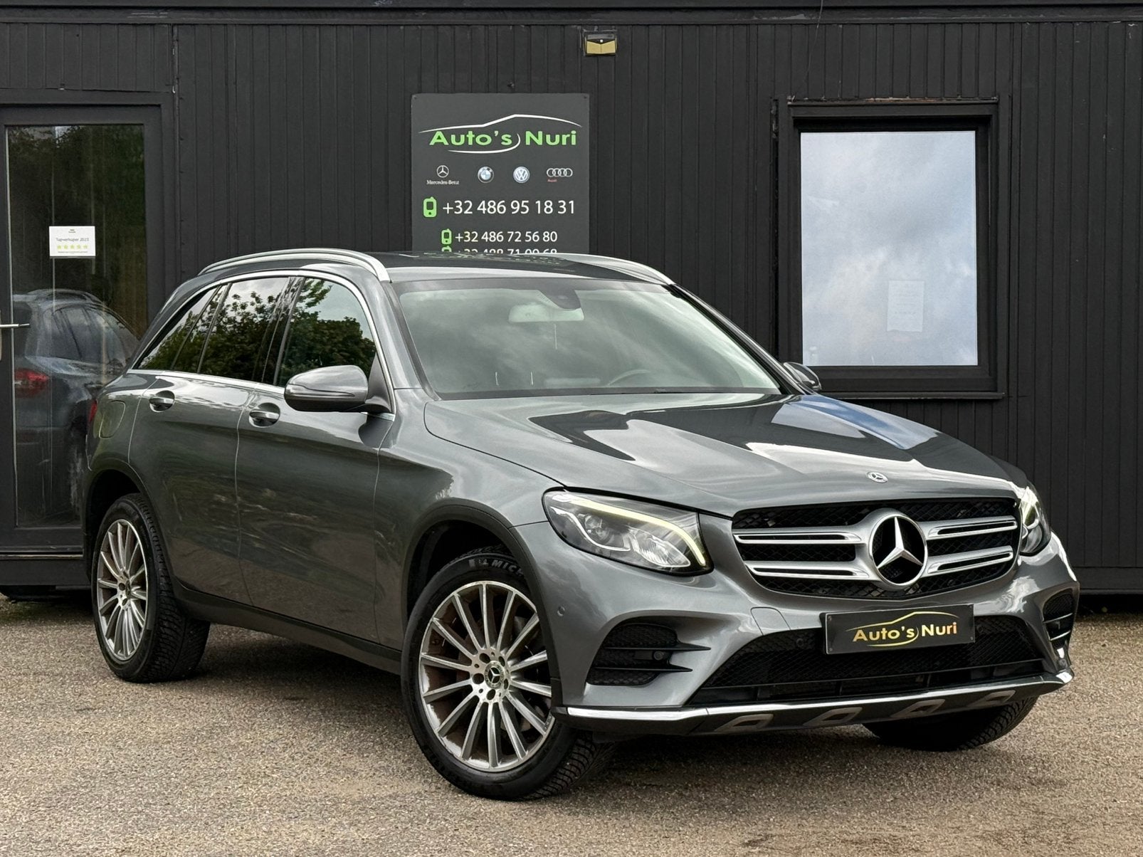 Mercedes-benz glc220d 4matic amg diesel 2018 btw wagen, Autos, Mercedes-Benz, Achat, Euro 6, Entreprise, Noir