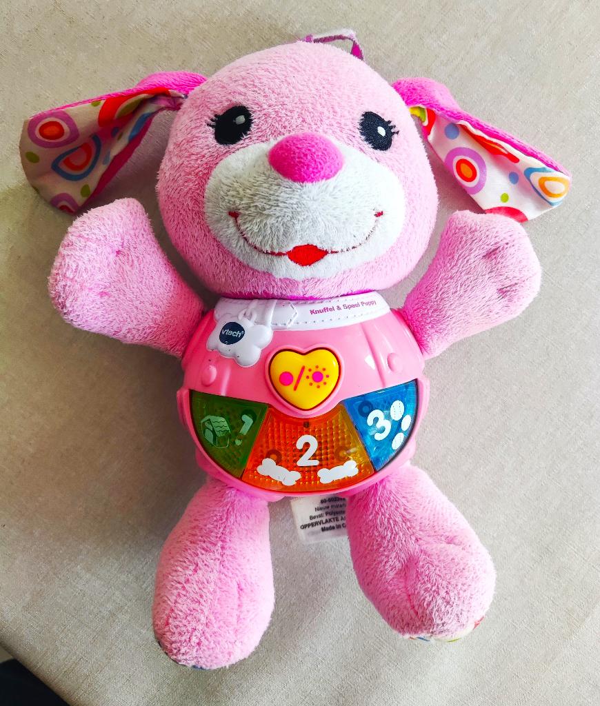 VTech Baby Knuffel & Speel Puppy - Educatief Babyspeelgoed, Kinderen en Baby's, Ophalen of Verzenden, Gebruikt, 6 maanden tot 2 jaar